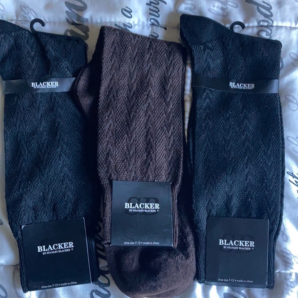 Men Blacker socks shoe size 7-12